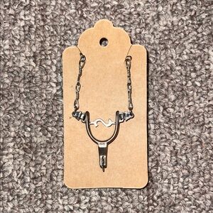 Silver Chain Necklace with Unique Pendant